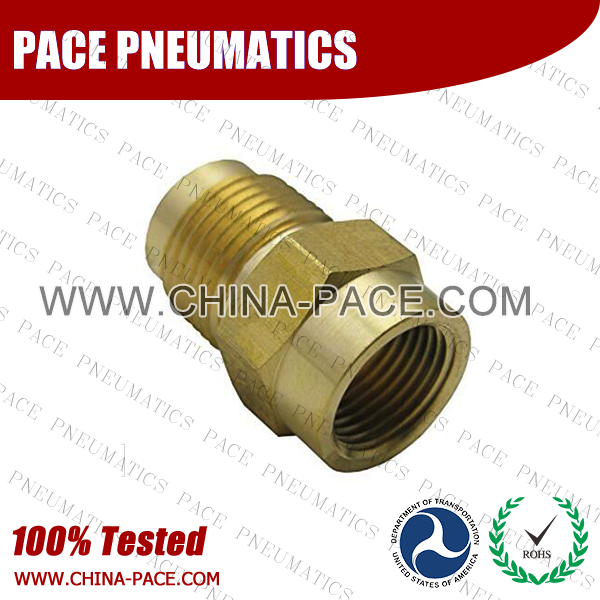 Female Adapter SAE 45 Degree Flare Fittings, Brass Pipe Fittings, Brass Air Fittings, Brass SAE 45 Degree Flare Fittings